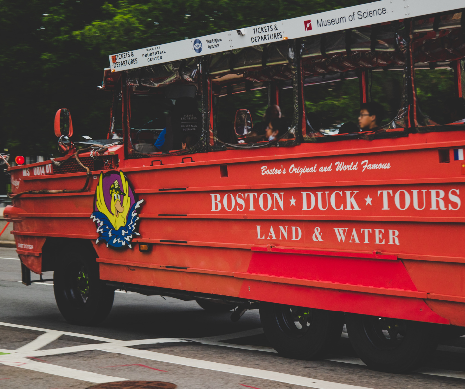 Boston Duck Tours Bus