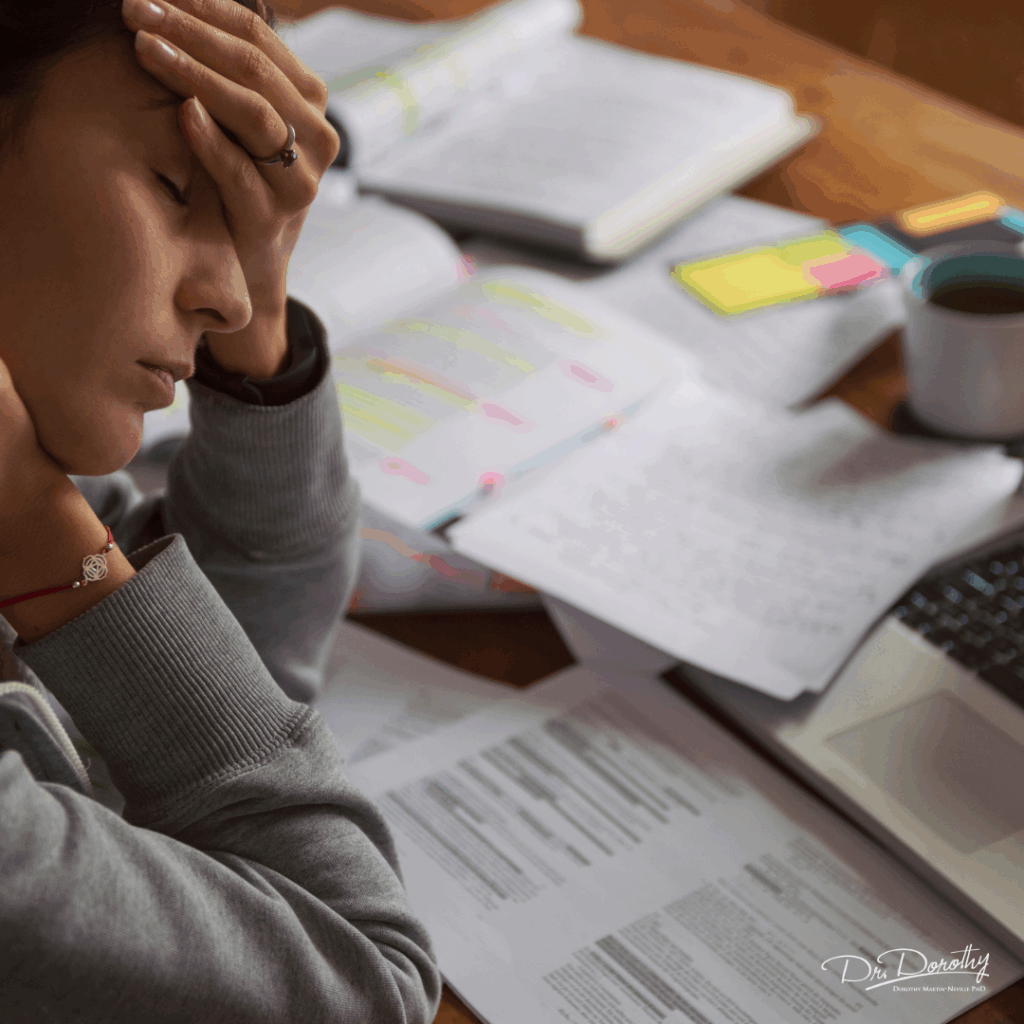 A leader facing burnout